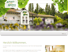 Tablet Screenshot of apart-hotel-weimar.de